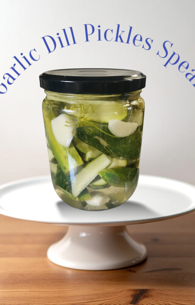 Garlic Dill Pickle Spears - 500 ml