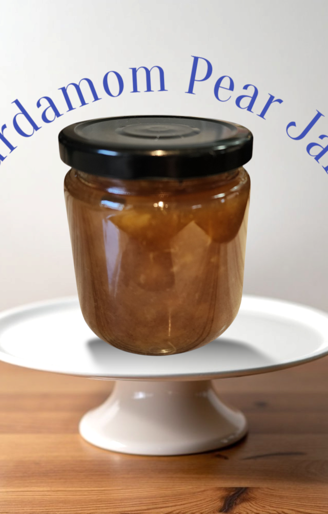Cardamom Pear Jam 